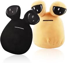 Muñecos de Peluche Alienígenas: 2 Piezas Negro y Marrón