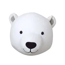 Cabeza de Oso/Ciervo para Decoración de Pared