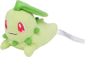 Chikorita de Peluche Lavable - Pokémon Center Original