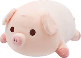 Peluche de Cerdo Rosa: Almohada y Juguete Suave