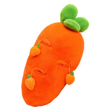 Zanahoria de Peluche Relleno JAWSEU