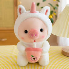 Suave Cerdito de Peluche: Juguete y Cojín Decorativo