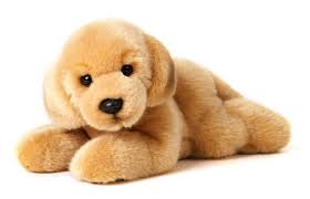 Uni-Toys: Cachorro Golden Retriever de Peluche - 24 cm