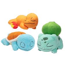 Pokémon - Ardilla Durmiente 5” Charmander y Bulbasaur