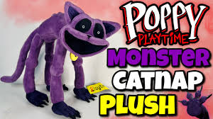 ¡Llegó el Oficial Monster CatNap Plush! - Reseña de Poppy Playtime