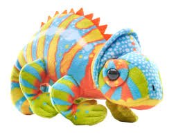 Camaleón Pocketkins Eco - Peluche 12 cm