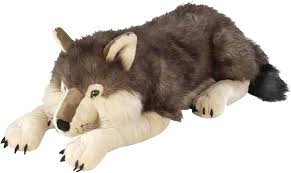 Lobo de Peluche Floppies - 76 cm
