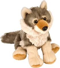 Mini lobo de peluche CK de Wild Republic - 20 cm