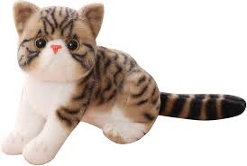 Gato de Peluche Realista BYNYXI - 26 cm