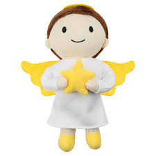 Ángel de Peluche para Bautismo