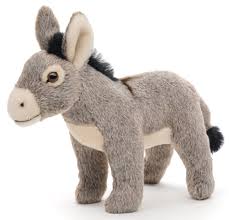 Burro de Peluche Gris Uni-Toys - 20 cm