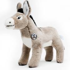 Maya - Burro de Peluche Gris (24 cm)