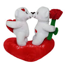 Ositos de Peluche Besadores para San Valentín