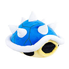 Peluches Mochi Mario Kart - Caparazón Azul 40 cm