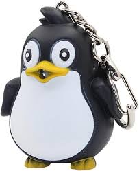 Llavero Pingüino Divertido para Niños