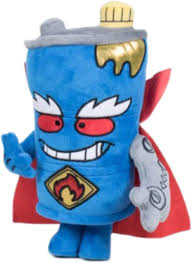 SuperZings - Peluche Mr. King Suave (19cm)