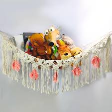 Minidino® Organizador Colgante de Peluches 100% Algodón