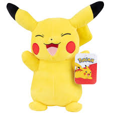 Pikachu Feliz - Peluche Grande de 12 Pulgadas