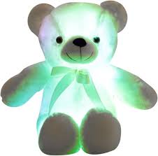 Oso de Peluche LED Cambiante - Luz Nocturna Multicolor para Niños