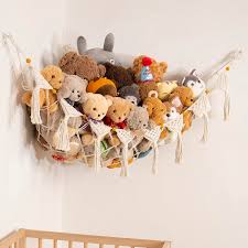 Red de Almacenamiento de Peluches: Organizador para Habitación