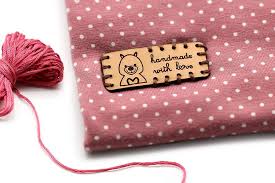 Etiqueta de Cuero Personalizable - Oso de Peluche