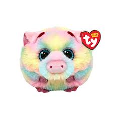 Bolas de Peluche Ty: Pigasso el Cerdito Multicolor