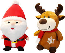Muñeco Navideño de Peluche 2PCS