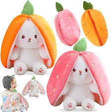 Set de Conejitos de Pascua Reversibles de Peluche