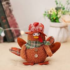 Muñeca de Pavo LED para Decoración de Acción de Gracias