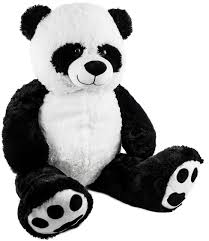BRUBAKER Oso Panda Gigante XXL - 100 cm con Corazón