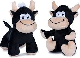 Pack 2 Peluches de Toro Sonriente