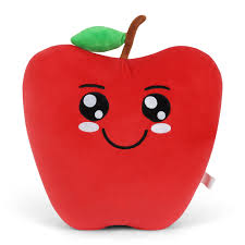 SquishyFruits - Peluche de Manzana Roja 12''