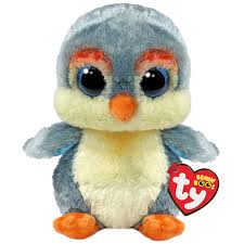 Fisher el Pájaro: Beanie Boo con Ojos Azules Brillantes