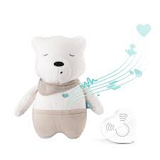 myHummy - Peluche Blanco y Gris para Bebés