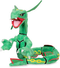 Rayquaza Sentado: Peluche de 15 cm de Pokémon Center