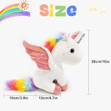 Unicornio de Peluche Arcoíris Mislaxy
