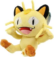 Peluche Pokémon Miaouss 18cm - Tomy
