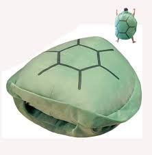 Disfraz de Tortuga Gigante: Almohada de Peluche para Adultos