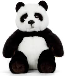 Panda de Peluche Sentado - Living Nature AN413