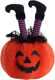Peluche Calabaza Rellena: Decoración Dulce para Halloween