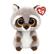 Peluche Ty Mapache Gris 15 cm | JOGUIBA