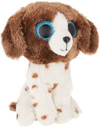 Ty UK Ltd - Peluche Muddles Perro Marrón y Blanco