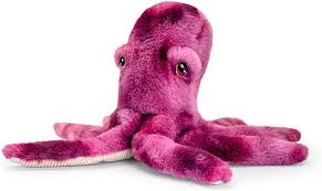 Pulpo de Peluche Naranja 35 cm - Tachi