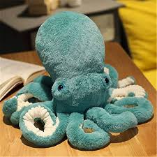 Pulpo de Peluche Grande Nicole Knupfer - Regalo de Cumpleaños (Verde