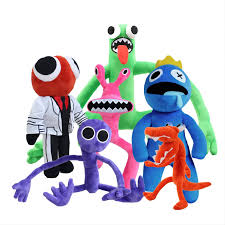 Conjunto de Peluches Arcoíris: Terror en 6 Piezas