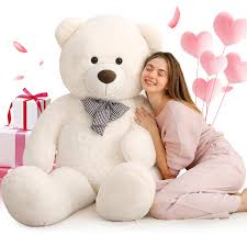 Oso de Peluche Gigante XXL 120cm – MorisMos Marfil