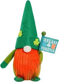 Gnomos Irlandeses Verdes para Decoración de Festival