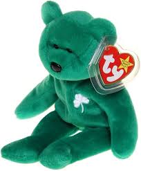 Oso Irlandés de Peluche TY Erin (21 cm)