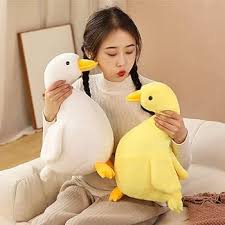Pato de Peluche Grande BYNYXI 30 cm - Suave y Abrazable
