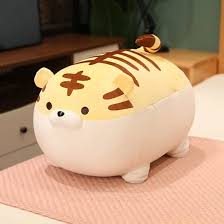 Peluches Adorables: Tigre y Shiba Inu Rellenos